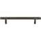 Jeffrey Alexander 128 mm Center-to-Center Brushed Pewter Square Dominique Cabinet Bar Pull 845-128BNBDL - alternate 7
